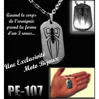 Pe-51, Pendentif Balle tête de mort acier inoxidable ( Stainless Steel ) (to be translated)